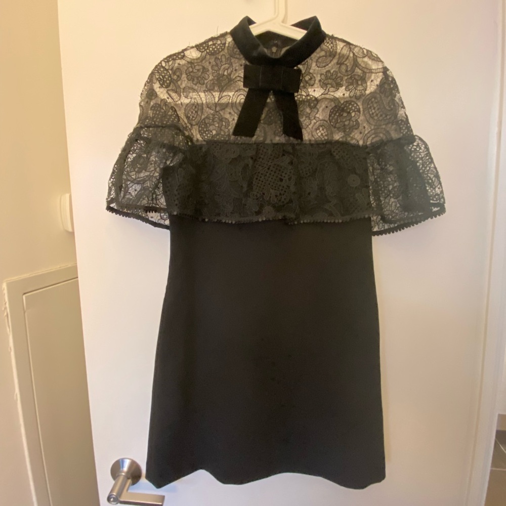 Authentic Self-Portrait Lace Black Dress LBD